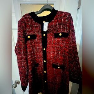 Chanel inspired New York  & Co. sweater dress